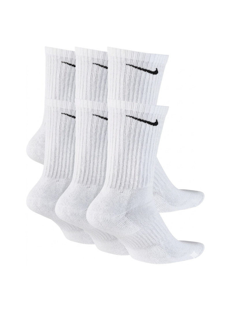Nike Skarpetki męskie EVERYDAY LONG CUSH 6PACK SX7666100 - Białe | Sklep Monotox