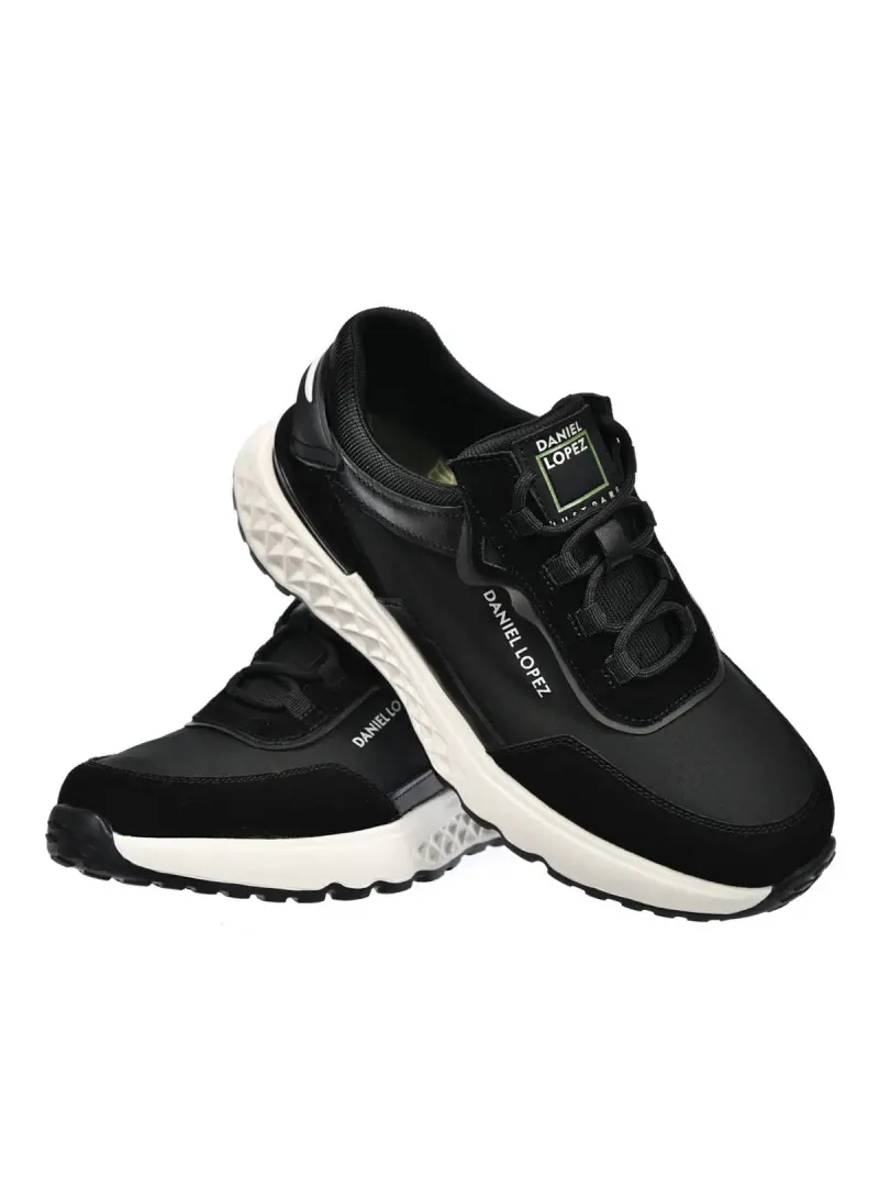 Daniel Lopez Just Dare Buty męskie DANIEL LOPEZ JUST DARE DIEGO TT1D4024 - Czarne | Sklep Monotox