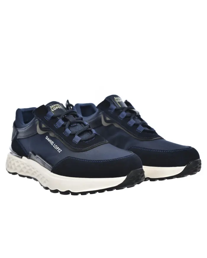 Daniel Lopez Just Dare Buty męskie DANIEL LOPEZ JUST DARE DIEGO TT1D4025 - Granatowe | Sklep Monotox