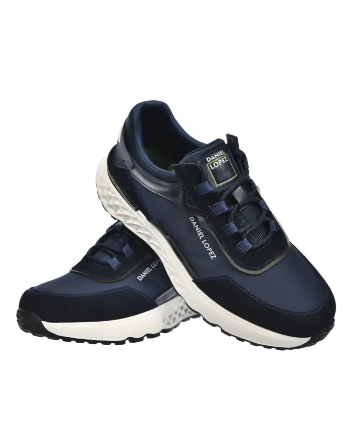 Daniel Lopez Just Dare Buty męskie DANIEL LOPEZ JUST DARE DIEGO TT1D4025 - Granatowe | Sklep Monotox