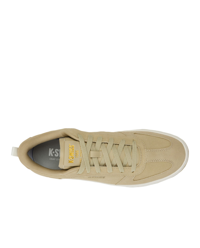 K-Swiss Buty męskie COURT VARSITY SDE 04733-216-M - Beżowe | Sklep Monotox