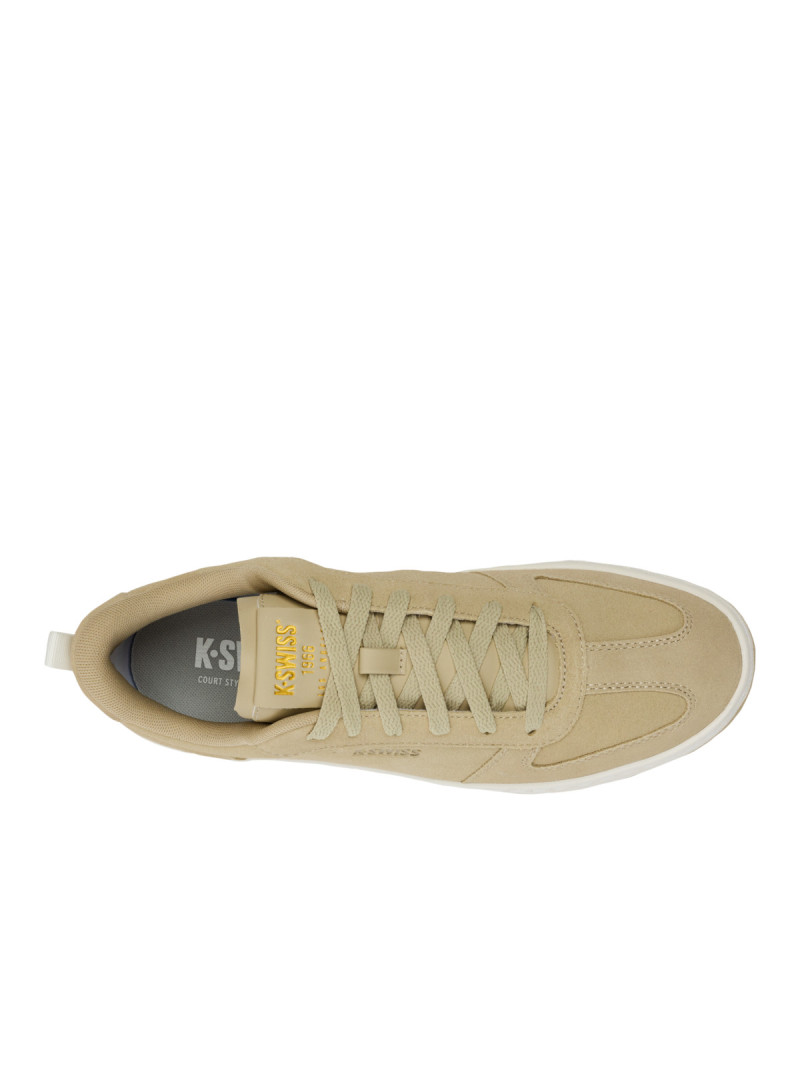 K-Swiss Buty męskie COURT VARSITY SDE 04733-216-M - Beżowe | Sklep Monotox