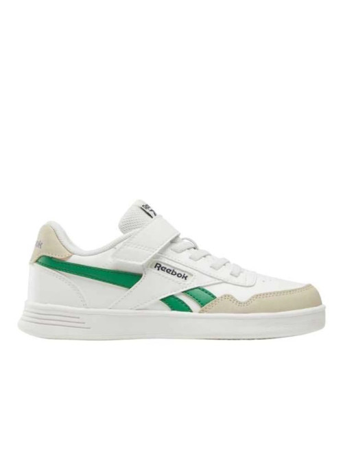 Reebok Buty dziecięce COURT ADVANCE ELASTIC LACE & 100231856 - Białe | Sklep Monotox