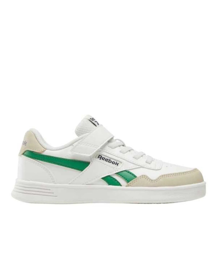 Reebok Buty dziecięce COURT ADVANCE ELASTIC LACE & 100231856 - Białe | Sklep Monotox