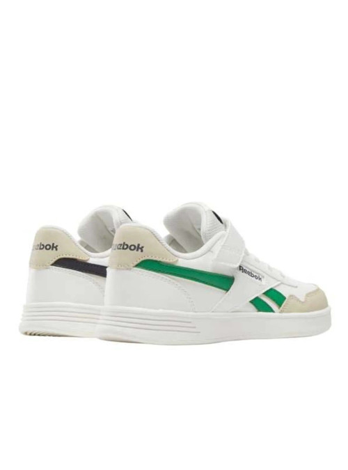 Reebok Buty dziecięce COURT ADVANCE ELASTIC LACE & 100231856 - Białe | Sklep Monotox