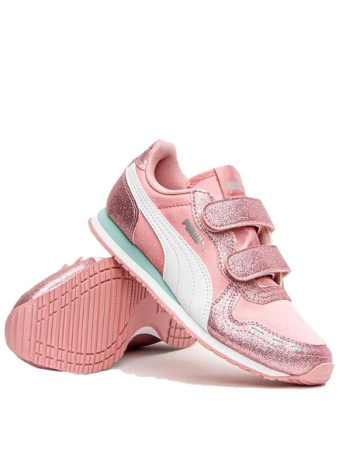Puma Dziecięce Sneakersy Cabana Racer Glitz V Ps 37098509 Różowy | Sklep Monotox