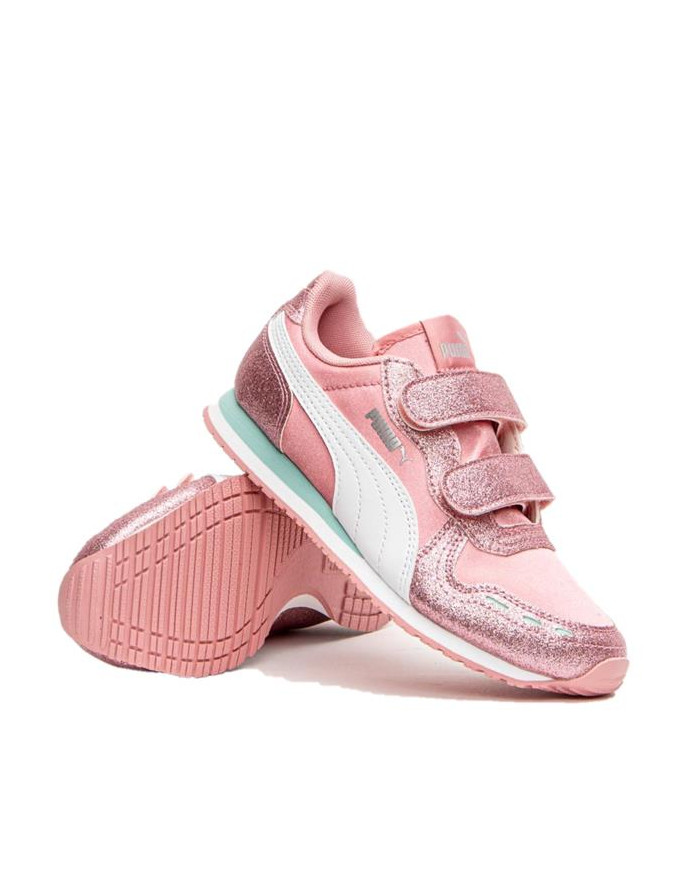 Puma Dziecięce Sneakersy Cabana Racer Glitz V Ps 37098509 Różowy | Sklep Monotox