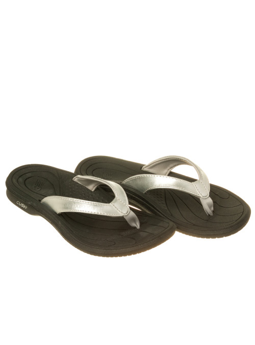 New Balance Damskie Klapki Womens Cush + Thong W6091BS Srebrny | Sklep Monotox