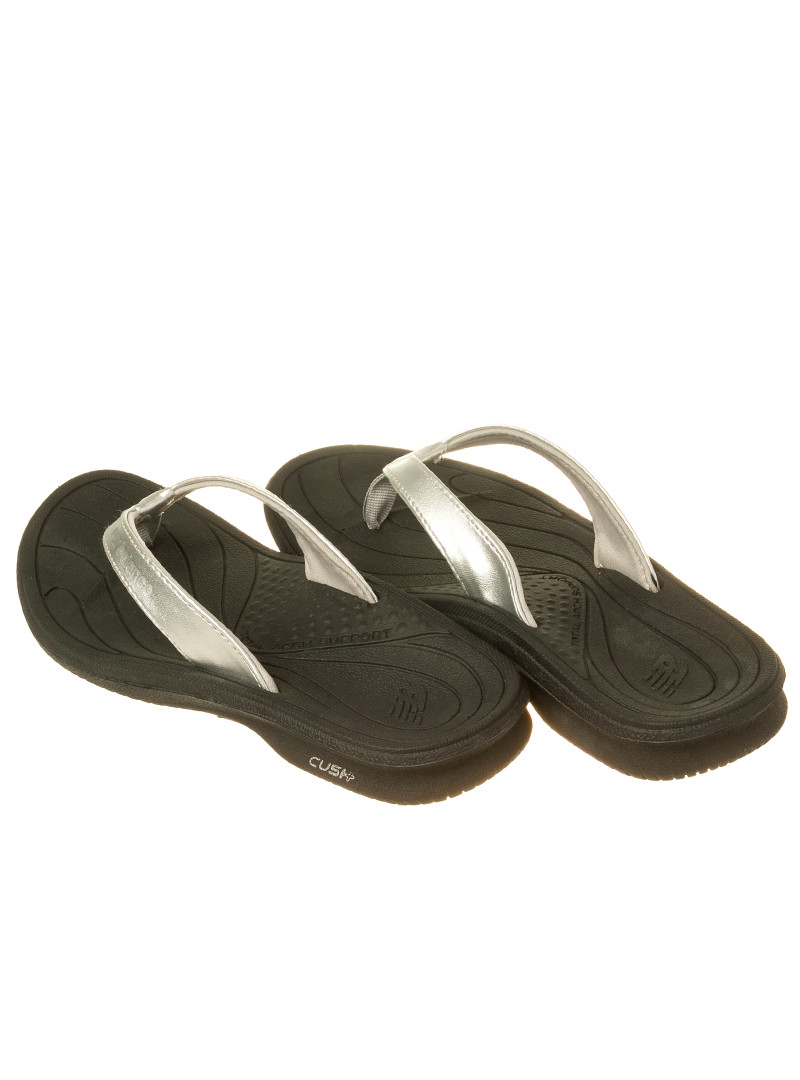 New Balance Damskie Klapki Womens Cush + Thong W6091BS Srebrny | Sklep Monotox