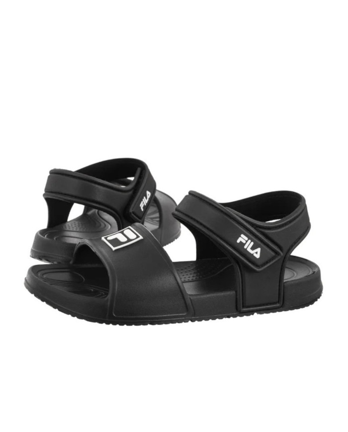 Fila Sandały dziecięce FILA FIORI SANDAL KIDS FFK025480010 - Czarne | Sklep Monotox