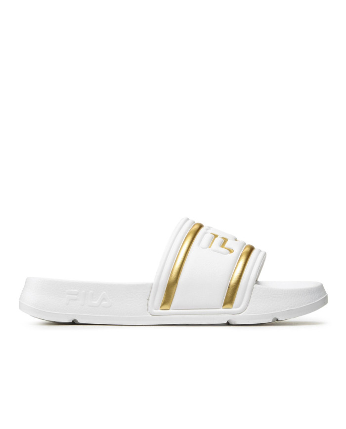 Fila Klapki damskie MORRO BAY LOGO FFW010213069 - Białe | Sklep Monotox