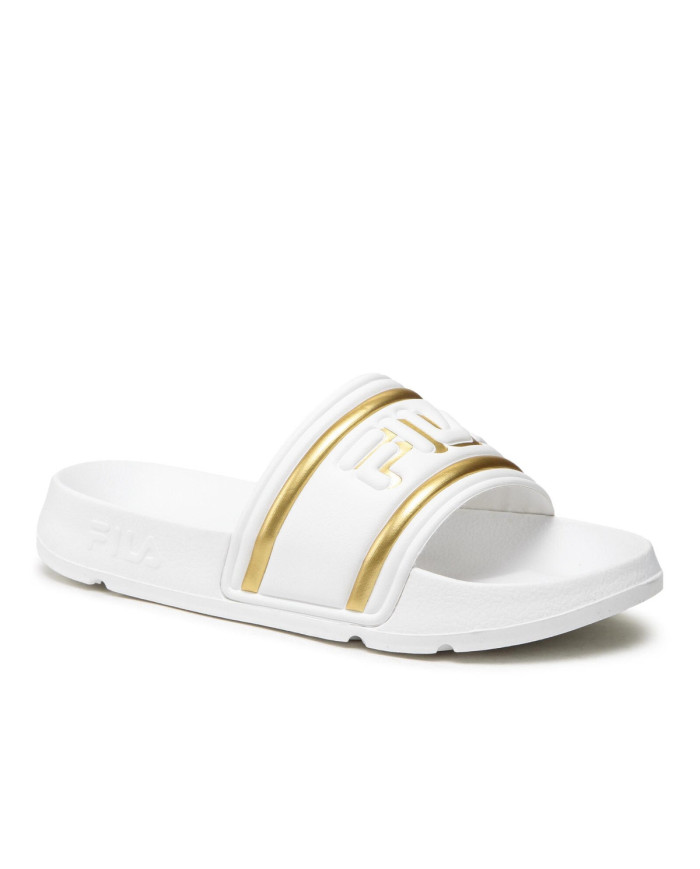 Fila Klapki damskie MORRO BAY LOGO FFW010213069 - Białe | Sklep Monotox