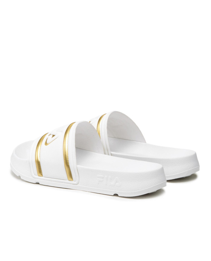 Fila Klapki damskie MORRO BAY LOGO FFW010213069 - Białe | Sklep Monotox