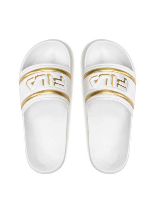 Fila Klapki damskie MORRO BAY LOGO FFW010213069 - Białe | Sklep Monotox