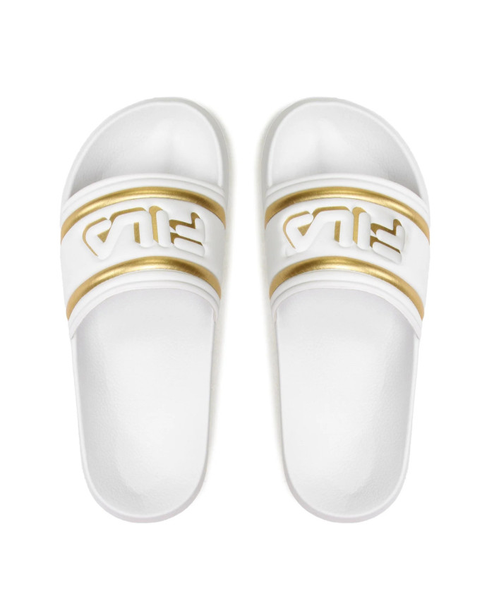 Fila Klapki damskie MORRO BAY LOGO FFW010213069 - Białe | Sklep Monotox