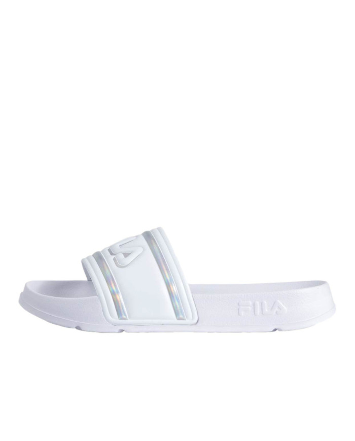 Fila Klapki damskie MORRO BAY LOGO FFW010213078 - Białe | Sklep Monotox