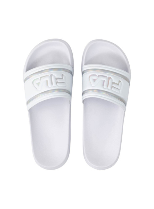 Fila Klapki damskie MORRO BAY LOGO FFW010213078 - Białe | Sklep Monotox