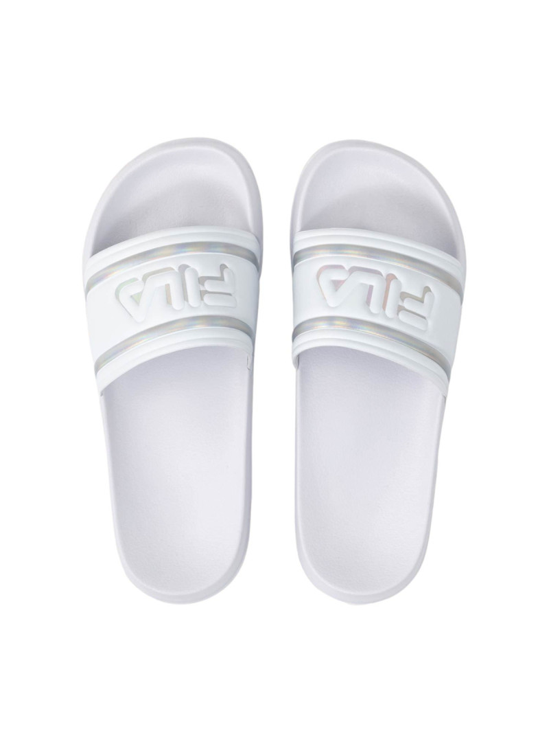 Fila Klapki damskie MORRO BAY LOGO FFW010213078 - Białe | Sklep Monotox