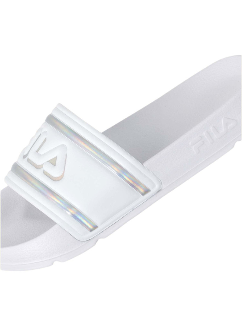 Fila Klapki damskie MORRO BAY LOGO FFW010213078 - Białe | Sklep Monotox