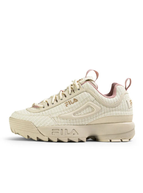 Fila Buty damskie DISRUPTOR F WMNS FFW046770001 - Beżowe | Sklep Monotox