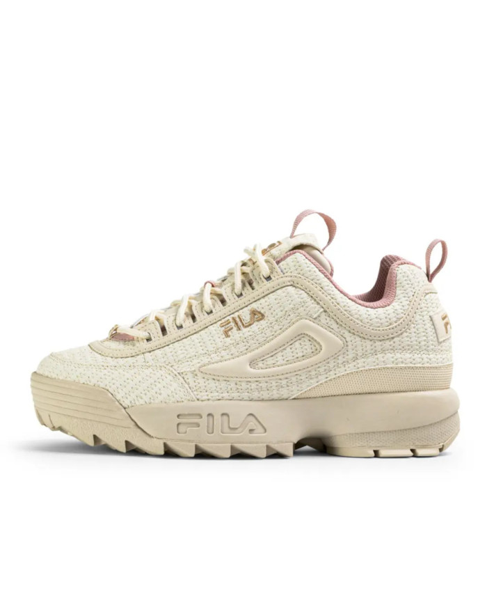 Fila Buty damskie DISRUPTOR F WMNS FFW046770001 - Beżowe | Sklep Monotox