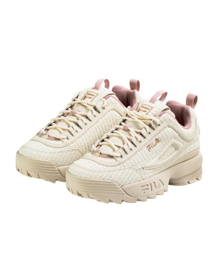 Fila Buty damskie DISRUPTOR F WMNS FFW046770001 - Beżowe | Sklep Monotox