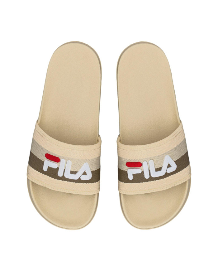 Fila Klapki damskie MORRO BAY STRIPES FFW055370027 - Beżowe | Sklep Monotox