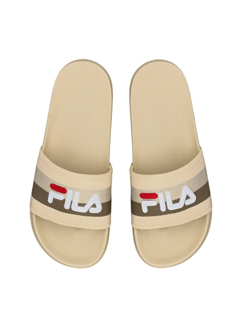 Fila Klapki damskie MORRO BAY STRIPES FFW055370027 - Beżowe | Sklep Monotox