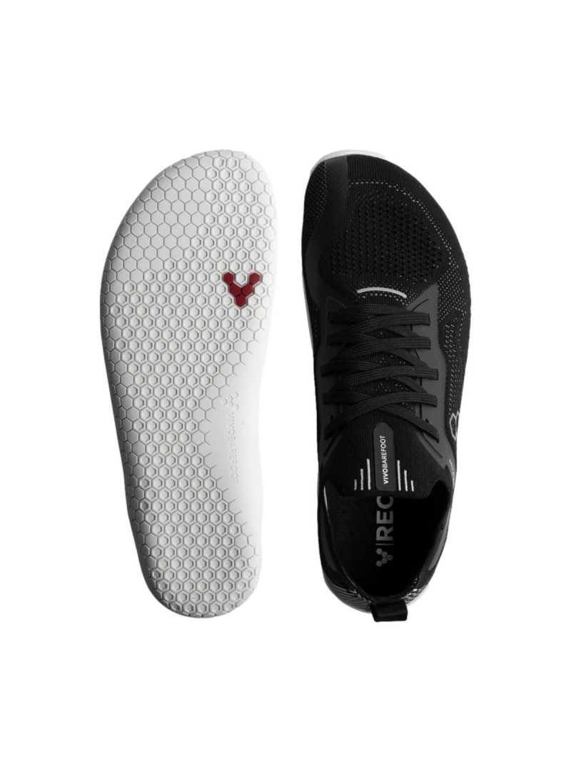 Vivobarefoot Buty męskie PRIMUS LITE KNIT MENS OBSIDIAN 309304-01 - Czarne | Sklep Monotox