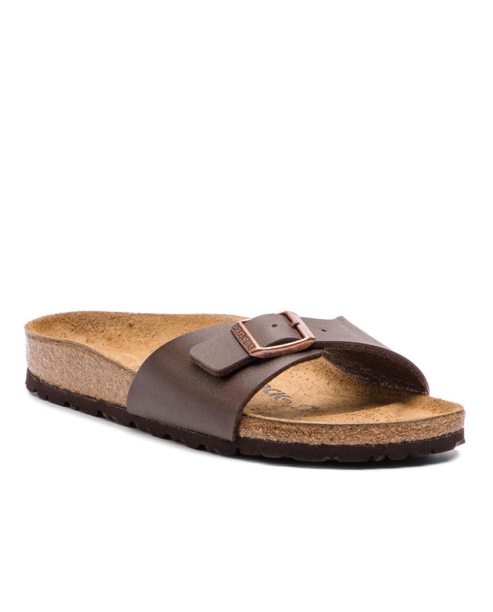 Birkenstock Klapki damskie MADRID BF 0040393 - Brązowe | Sklep Monotox