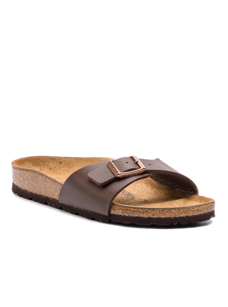Birkenstock Klapki damskie MADRID BF 0040393 - Brązowe | Sklep Monotox