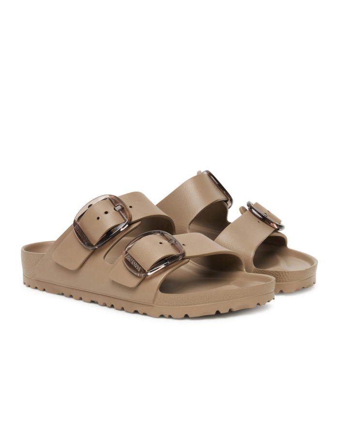 Birkenstock Klapki damskie ARIZONA BIG BUCKLE EVA 1030389 - Brązowe | Sklep Monotox