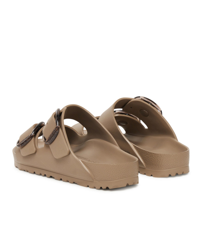 Birkenstock Klapki damskie ARIZONA BIG BUCKLE EVA 1030389 - Brązowe | Sklep Monotox