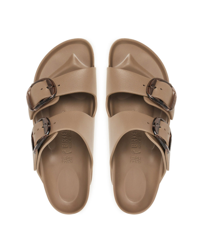 Birkenstock Klapki damskie ARIZONA BIG BUCKLE EVA 1030389 - Brązowe | Sklep Monotox