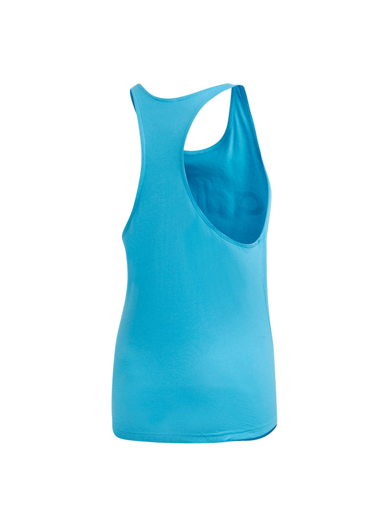 Adidas Koszulka damska adidas Performance W E LIN LOOS TK DU0627 - Niebieska | Sklep Monotox
