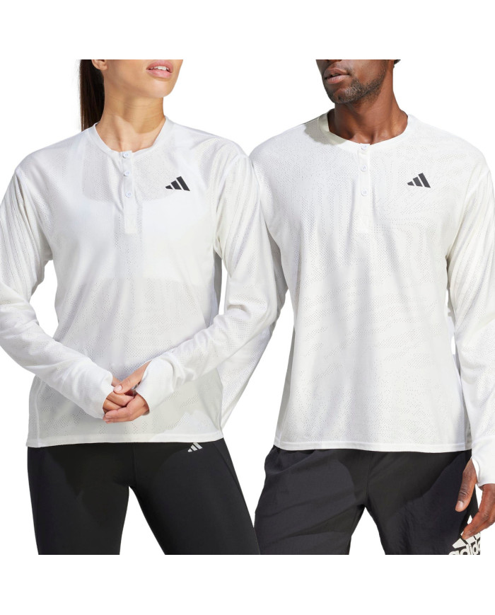 Adidas Koszulka adidas Performance MTBR UNI HENLEY IN8148 - Biała | Sklep Monotox