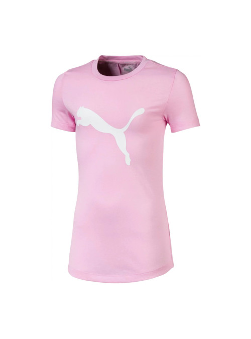 Puma Koszulka damska ATHLETICS LOGO TEE 85468121 - Różowa | Sklep Monotox