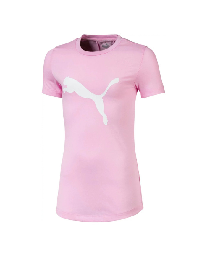 Puma Koszulka damska ATHLETICS LOGO TEE 85468121 - Różowa | Sklep Monotox