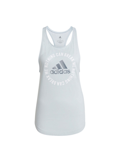 Adidas Koszulka damska adidas Performance W PWR SLGN G TK GL0944 - Szara | Sklep Monotox