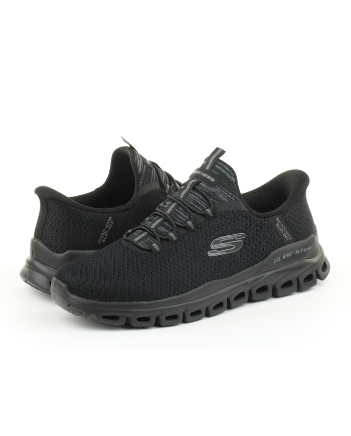 Skechers Buty męskie GLIDE-STEP NOXUS 233010BBK - Czarne | Sklep Monotox