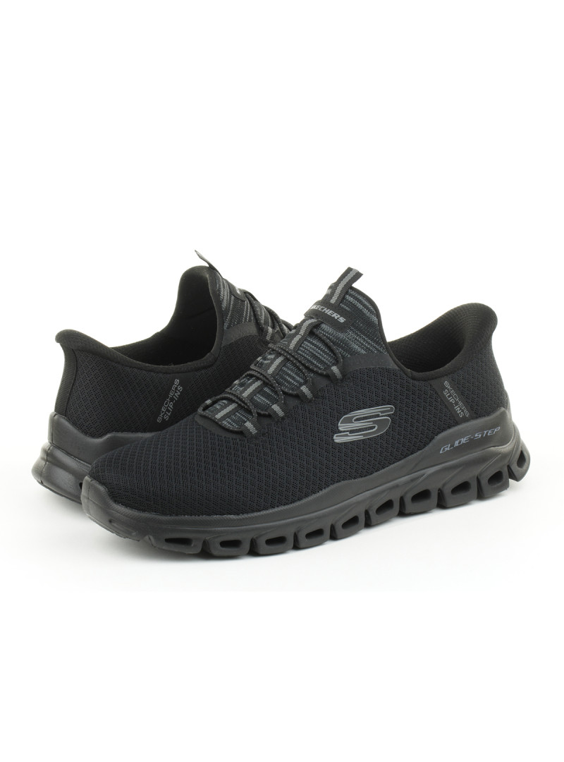 Skechers Buty męskie GLIDE-STEP NOXUS 233010BBK - Czarne | Sklep Monotox