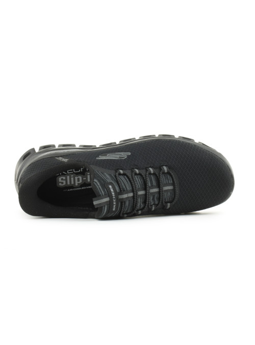 Skechers Buty męskie GLIDE-STEP NOXUS 233010BBK - Czarne | Sklep Monotox