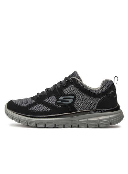 Skechers Męskie Sneakersy Burns Agoura 52635BKGY Czarny | Sklep Monotox