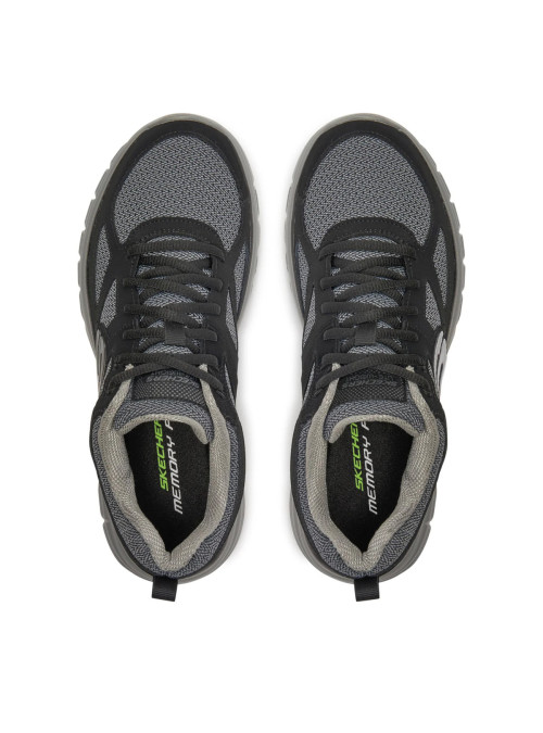 Skechers Męskie Sneakersy Burns Agoura 52635BKGY Czarny | Sklep Monotox