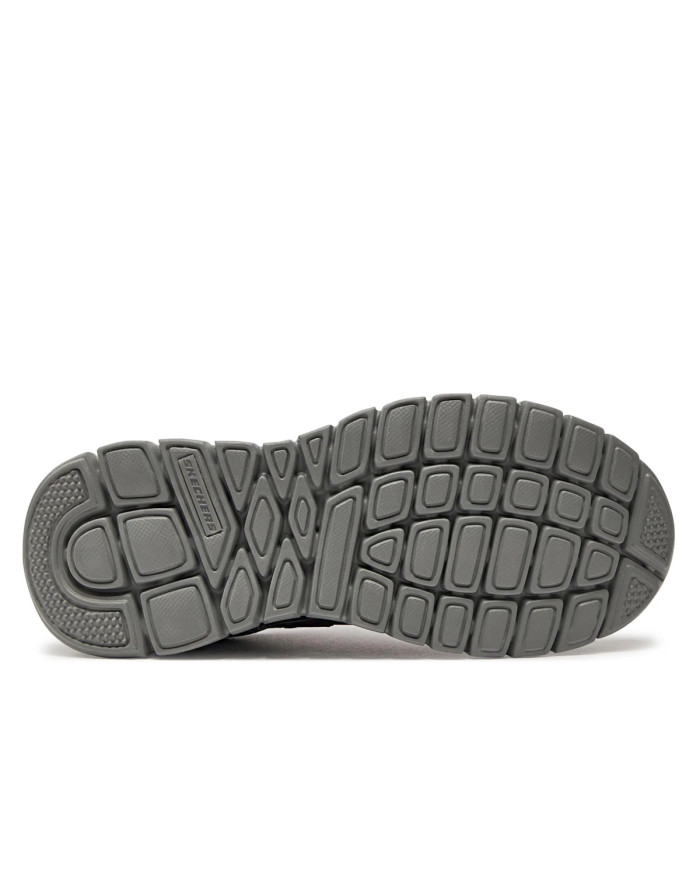 Skechers Męskie Sneakersy Burns Agoura 52635BKGY Czarny | Sklep Monotox