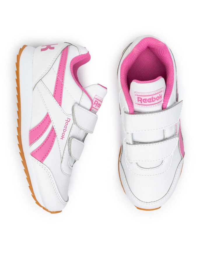 Reebok Buty dziecięce ROYAL CL JOGGER EH0954 - Białe | Sklep Monotox