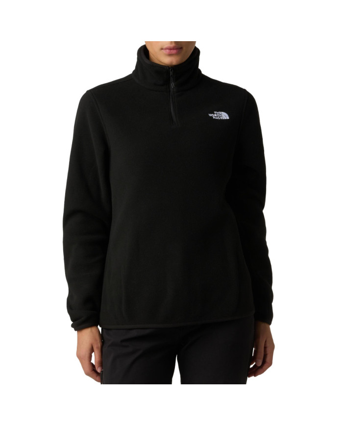 The North Face Bluza damska W GLCR FLC 1/4 ZIP JKT NF0A8D2JJK3 - Czarna | Sklep Monotox