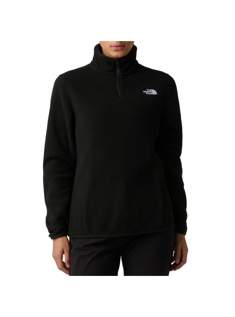 The North Face Bluza damska W GLCR FLC 1/4 ZIP JKT NF0A8D2JJK3 - Czarna | Sklep Monotox