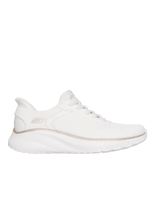 Skechers Buty damskie BOBS SQUAD CHAOS-CURRENT MUSE 117497WTGD - Beżowe | Sklep Monotox