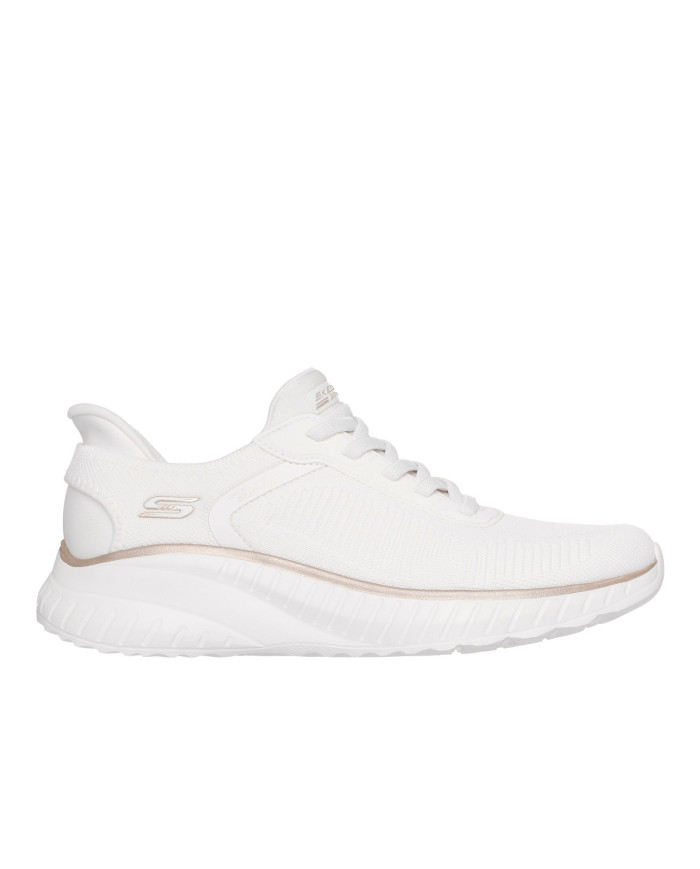 Skechers Buty damskie BOBS SQUAD CHAOS-CURRENT MUSE 117497WTGD - Beżowe | Sklep Monotox